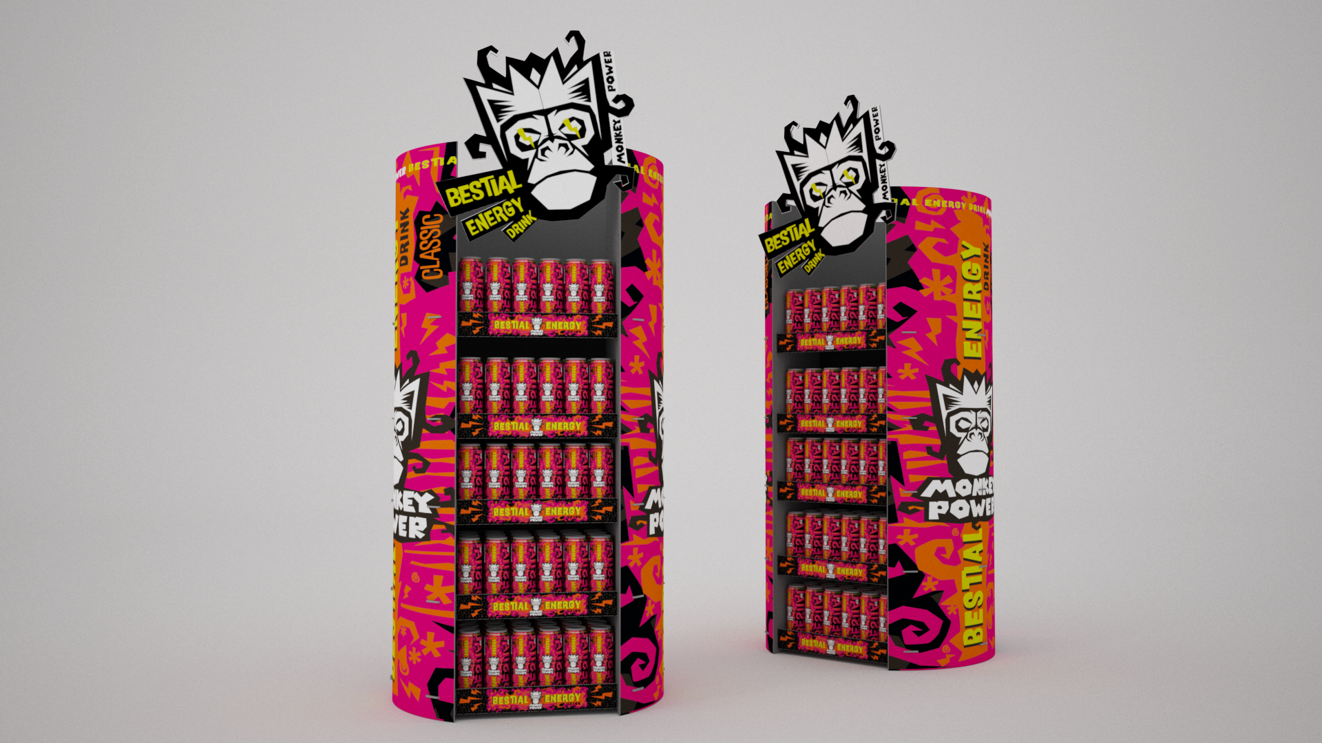 Expositor Monkey Power